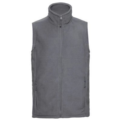 Image of Russell Athletic Mens Outdoor Fleece Gilet (Convoy Grey) Dark Grey Size X Large