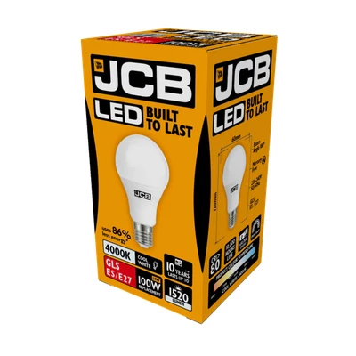 Image of JCB LED A70 15W E27 Boxed