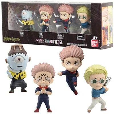 Image of Bandai Namco Jujutsu Kaisen Adverge Figure Box Set C (Yuji Itadori, Kento Nanami, Ryomen Sukuna, Jogo),