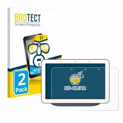Image of brotect Screen Protector compatible with Google Home Hub/Google Nest Hub (2 Pack) HD Clear Protection Film