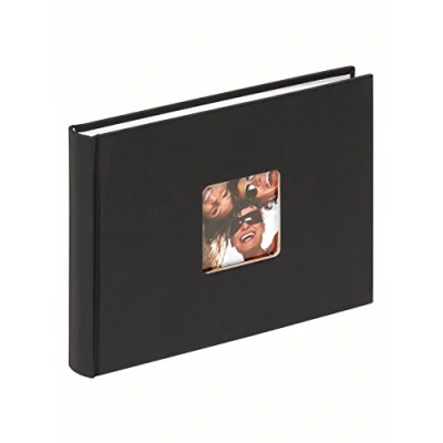 Image of walther Design Photo Album Black 22 x 16 cm with Cover Punching, Fun FA 207 B