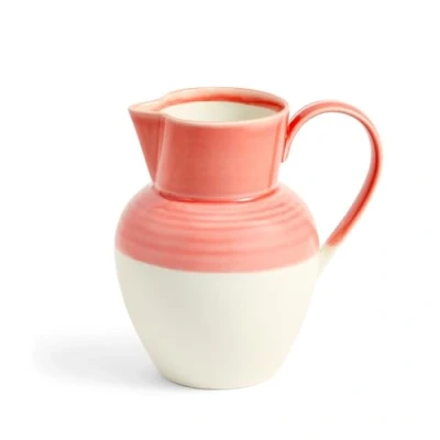 Image of Royal Doulton Pitcher, Ideal for Everyday Use, Made of Durable Porcelain, 1815 Bright, 1.2ltr/40.6oz, Coral