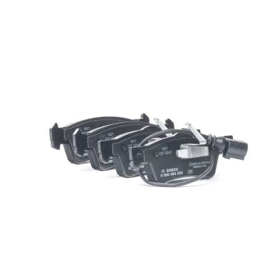 Image of BP1237, E190R0110781380 Brake pad set BOSCH 0 986 494 309 Low Metallic with integrated wear sensor piston clip, anti squeak plate