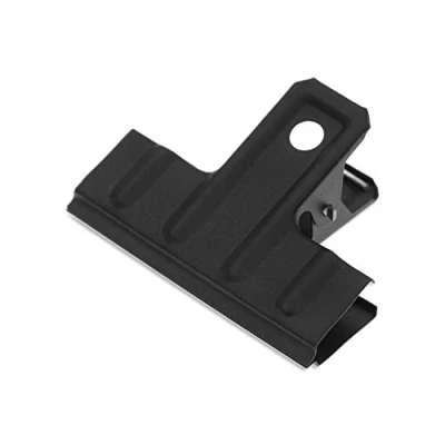 Image of Coideal Large Bull Paper Clips, 10 Pack 3 Inch Long Big Metal Binder Clip Thickened Clamps for Office (Black)