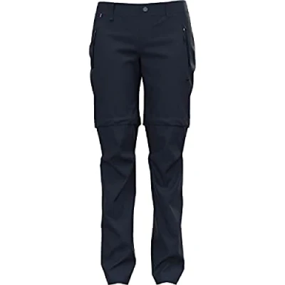 Image of Odlo Women Zip off hiking pants WEDGEMOUNT, dark sapphire, 40