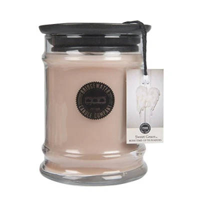 Image of Sweet Grace Scented Candle (8oz) Highly Jar Candles, Soy Wax, 70h Long Lasting Aromatic Aromatherapy Gift, Housewarming, Fragranced Candles: Passion Fruit, Sparkling Tea, Patchouli