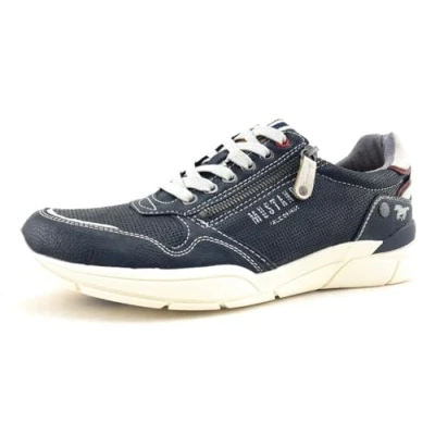 Image of Mustang 4138 306 820, Men’s Low Top Sneakers, Blue (Navy 820), 7.5 UK (41 EU)