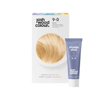 Image of Josh Wood Permanent Colour 9.0 and Icy Shade Shot 5 to 9 Bundle Striking with Shine Complex, 100% Grey Coverage, Ammonia Free, Kind Hair Ingredients