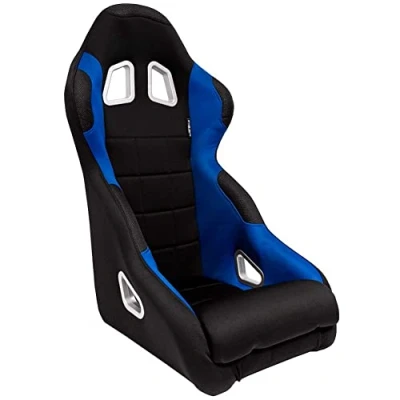 Image of Sport seat &#039;K5&#039; Black/Blue Non reclinable back rest incl. slides