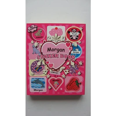 Image of GIRLS PERSONALISED STICKER BOOK &quot;MORGAN&quot;