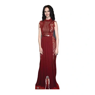 Image of Celebrity Standee Eva Green Life Size Cardboard Cut Out with Table Top Mini Out, Multi colour