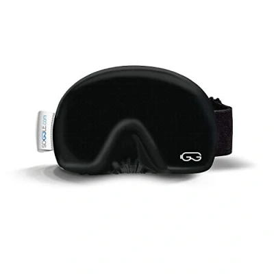Image of Soggle Ski Goggles Protection, Microfibre Cover (One Size), Colours 09 black