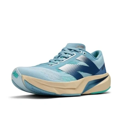 Image of New Balance Fuelcell Rebel V4 Neutral running shoes, Women&#039;s, Size: 4, Blue Textile/synthetics