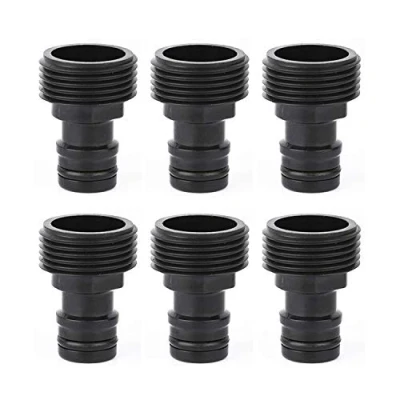 Image of TOPWAYS® 3/4 inch Male Threaded Adaptor, Hose Pipe adaptor 3/4&quot; BSP Screw Type Accessory Connector 6 pack