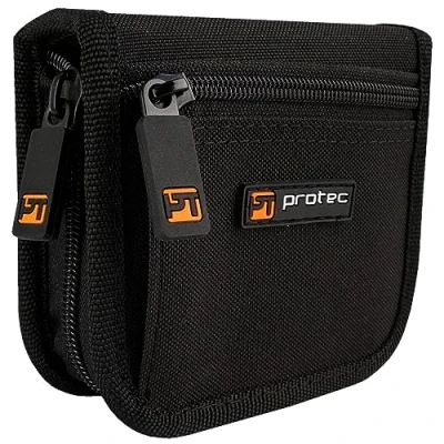 Image of Pro Tec A212ZIP Triple Tuba Mouthpiece Pouch with Zipper Closure