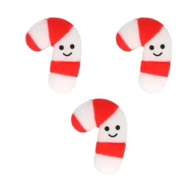 Image of Candy Cane Christmas Squishy Toy Pack of 3