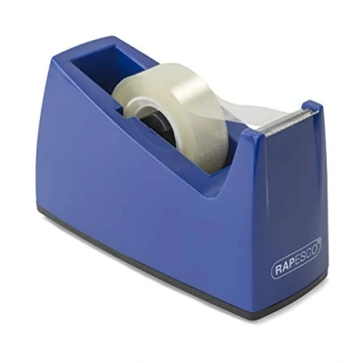 Image of Rapesco 0774 300 Tape Dispenser for Small Core Tape, Not Included, Blue