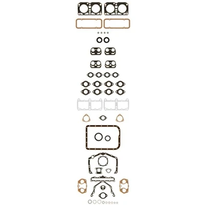 Image of 0607505980, 595073, 60750541, 60750598, 60777969 Full Gasket Set, engine AJUSA 50041800 with cylinder head gasket, valve stem seals