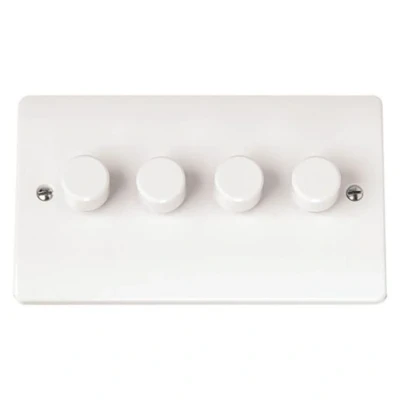 Image of Click Mode 4 Gang 2 Way 250VA Dimmer Switch CMA148