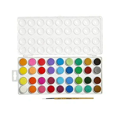 Image of KINGART 511 36 W/Brush, Set of Watercolor Paint Set, Assorted Piece