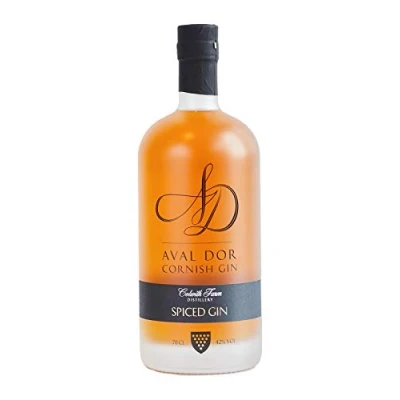Image of Colwith Farm Distillery, Aval Dor Spiced Gin, Small Batch Craft, Gluten Free, 42% ABV, 70cl