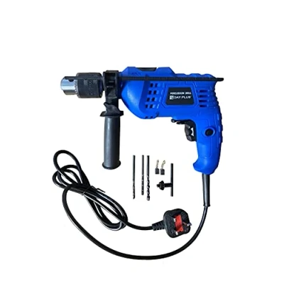 Image of Impact Drill, 850W 3000 RPM Hand Corded Electric Hammer Drill with 360Rotary Handle, and 2 Mode in 1, Variable Speed for Drilling Steel Masonry Concrete Wood