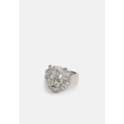 Image of Guess LION HEAD Ring silvercoloured, Men&#039;s, Size: T U, Silver coloured