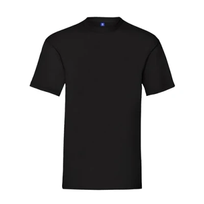 Image of BRAND KRUZE Mens T Shirt Regular Fit Plain Cotton Tee Crew Neck Top Casual Short Sleeve KZTS138 Tshirt Black S