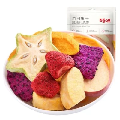 Image of McKona Freeze Dried Fruit Strawberry Frozen Berries Snacks Mango Urban Healthy Sweets (Mixed Fruit)