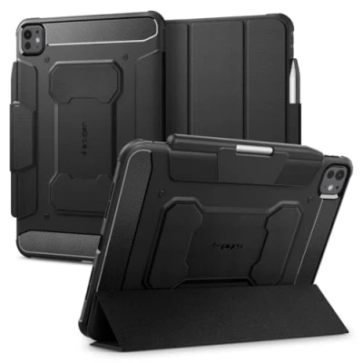 Image of Spigen Rugged Armor Pro Case Compatible with iPad 11 inch M4 (2024) 5th Generation Black