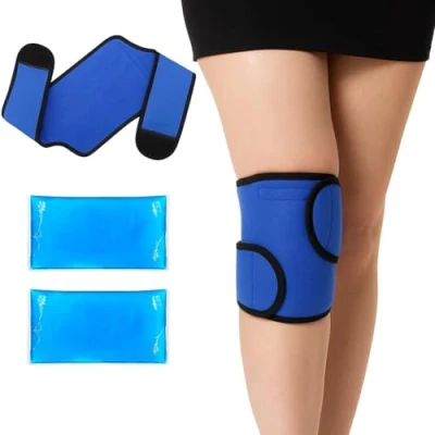 Image of World Bio Ice Pack for Knee Pain,Reusable Gel Wrap Leg Injuries Bruises，Ice Pain Relief ，Ice Pack，Ice Sports Injuries， Arthritis, ACL Blu