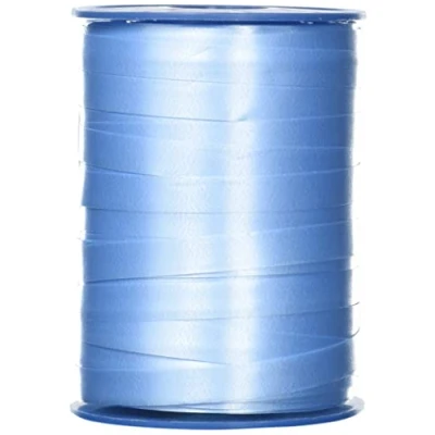 Image of PRÄSENT C.E. Pattberg America Gift Curling Ribbon Light Blue, 273 Yards of balloonribbon for Wrapping, Accessories Decoration &amp; Handicrafts, Presents, 10mm 250m