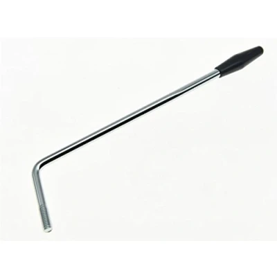 Image of KAISH 5.8mm Diameter Chrome with Black Tip ST Strat Guitar Tremolo Trem Arm Whammy Bar fits