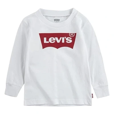 Image of Levi&#039;s Batwing TEE Long sleeved top for kids, Size: 24m, White