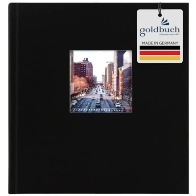 Image of Goldbuch Photo Album with Window Cut Out, Pink, 30 x 31 cm