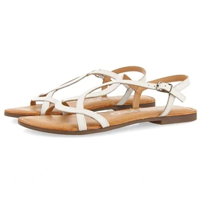 Image of GIOSEPPO Women&#039;s lamim Sandal, White, 6 UK