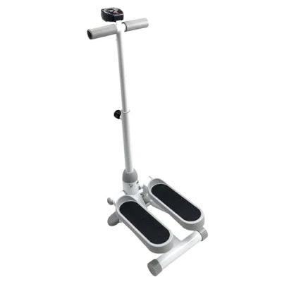 Image of VIAVITO Adjustable Mini Stepper for Low Impact Home Gym Cardio Workout w/LCD Monitor, Handlebar Height Adjustment &amp; Non Slip Pedals, Space Saving Up Down Stair Stepping Aerobic Exercise Machine