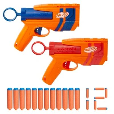 Image of Nerf N Series Duo Pack Dart Blasters and 12 N1 Darts