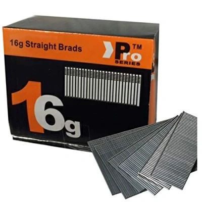 Image of 16g Straight Finish Nails 2000 x 50mm Use with Paslode, Hitachi nailers,16G Second Fix
