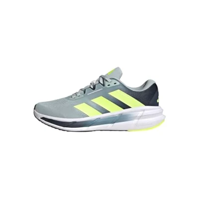 Image of adidas Men&#039;s Questar 3 Running Shoes, Wonder Silver/hi res Yellow/Aurora Ink, 4 UK