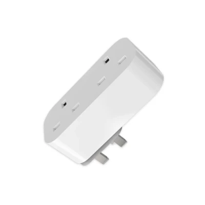 Image of Ener J 13A WiFi Dual Smart Plug, UK BS With Energy Monitor