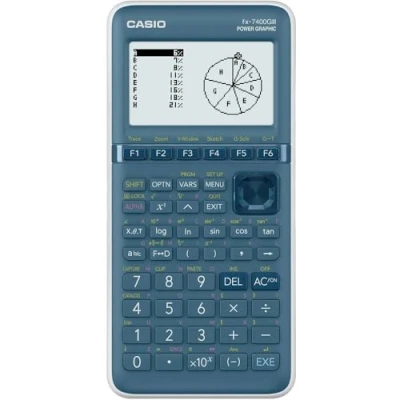 Image of Casio FX 7400GIII Graphing Calculator Cyan Display (digits): 21 Battery operated (W x H D) 87.5 21.3