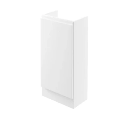Image of Iflo Trapini Floor Standing Vanity Unit 1 Door White 400mm X 820mm 250mm 136944