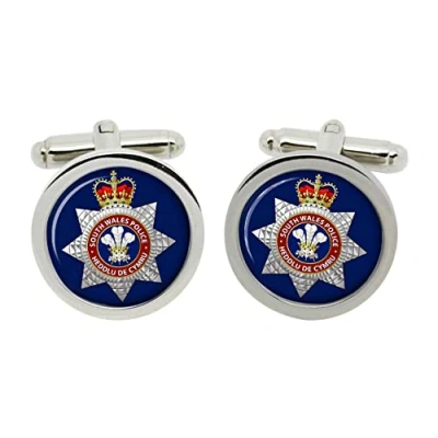 Image of South Wales Police Cufflinks in Box