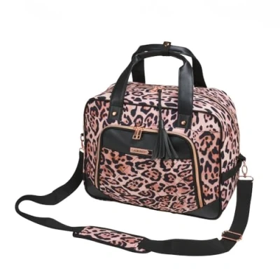Image of Cabin Max Vela Ladies Tote Holdall 40x30x20cm Flies Free on WizzAir (24L Golden Leopard)