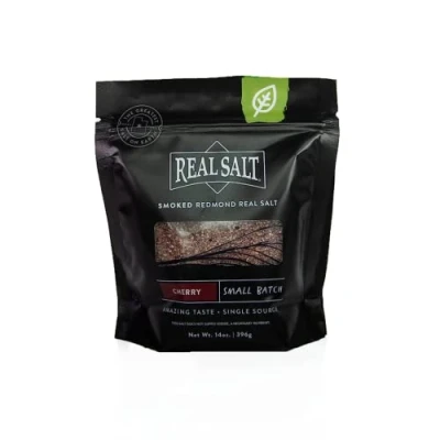 Image of REDMOND Real Salt Cherry Smoked Salt, 14 oz pouch