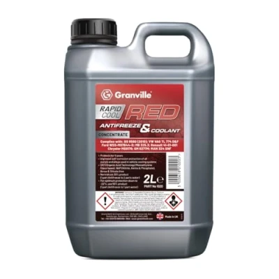 Image of Granville Rapid Cool Red Anti Freeze Concentrate 2 Litre