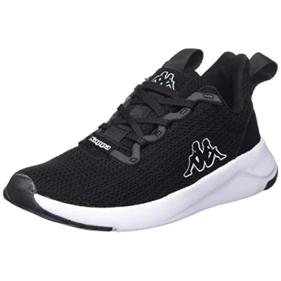 Image of Kappa Unisex Kaiyo Sneaker, Black White, 5 UK