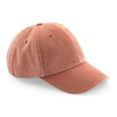 Image of Beechfield® B655 Low Profile Vintage Cap Orange