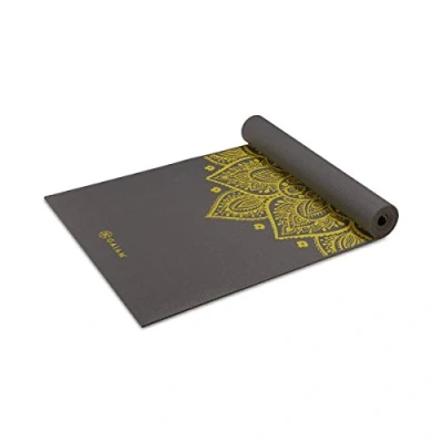 Image of Gaiam Unisex Yoga Mat, Citron Sundial, One Size